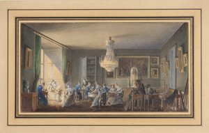 Estudio de un pintor de Unbekannt Unbekannt